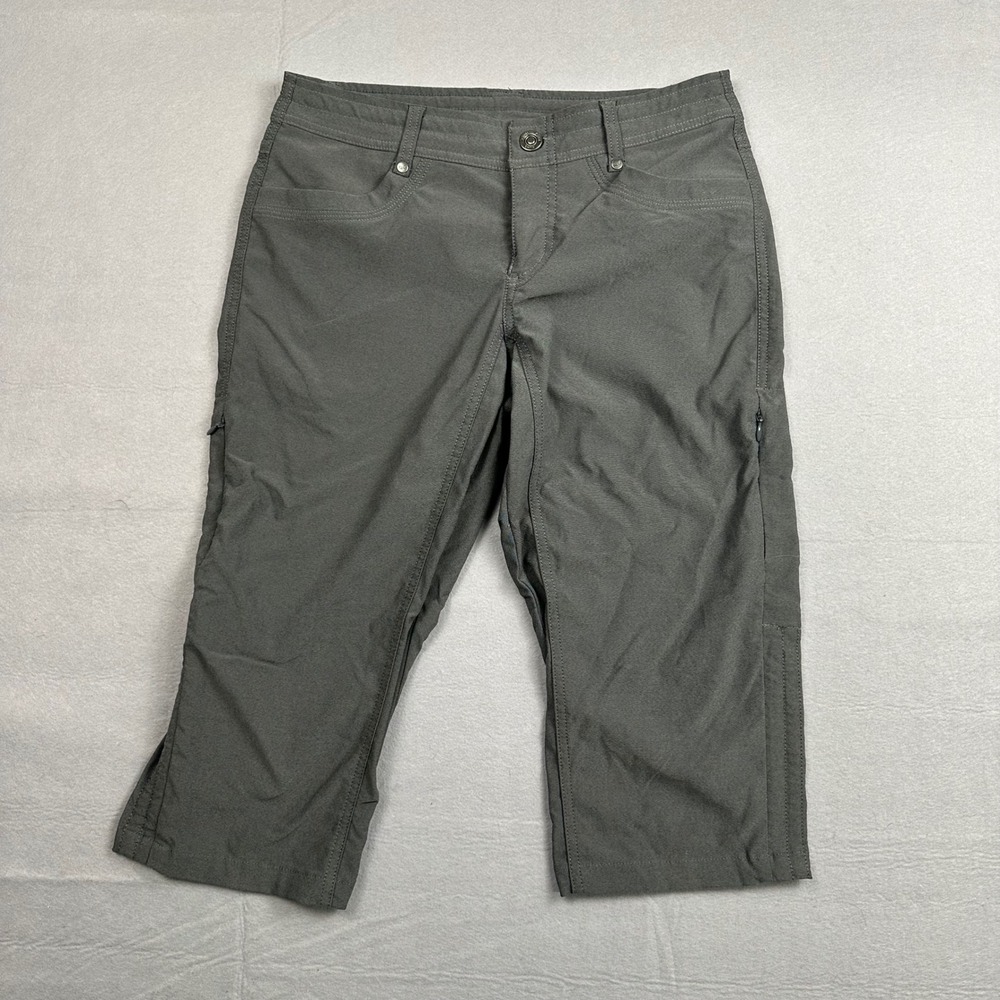 Kuhl Trekr Capri Pants Gray Womens Size 2 Hiking Outdoor Style 6236